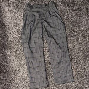 wild fable Gray Plaid Dress Pants